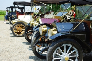 Five E-M-F cars in one photo