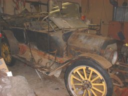 1912 EMF Demi Tonneu Before Restoration