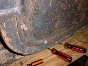 Leaded screw heads