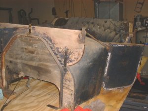 Passengers Side of body