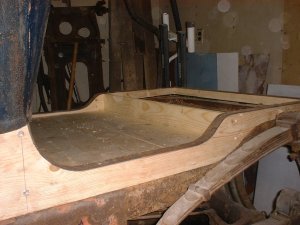 New body, back seat cutout