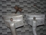 Two hot air tubes