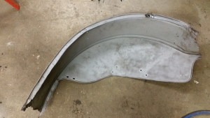 Inside Left Rear Fender