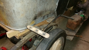 Fender Irons mounted without fender. 