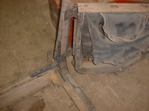 Driver side door and post.