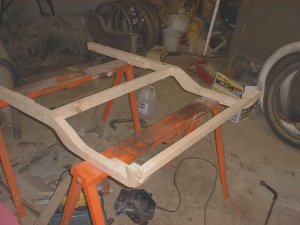 New Tonneau frame out of pine.