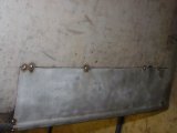 Tonneau seat steel with new steel patch tacked in.