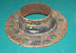Front Wheel Hub Flange - Pre-restoration