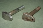 Front side of new rim retaining bolt